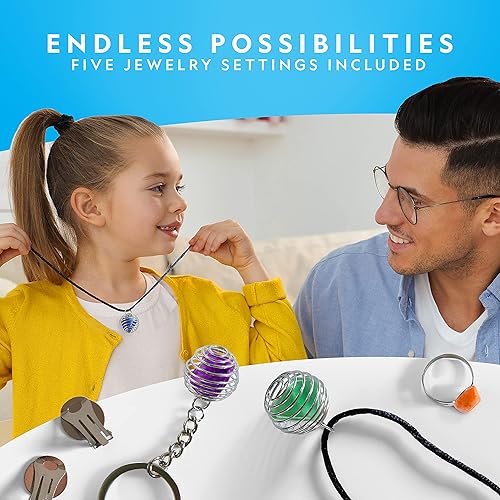 Miniatura 5 de Kit de recambio para pulidor de rocas National Geographic 3 libras de piedras preciosas y rocas en bruto para pulir, incluyendo amatista y cuarzo.