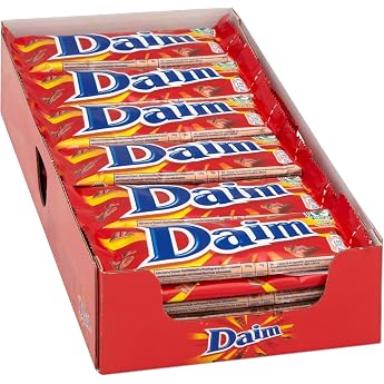 Daim - Chocolate Bars 28 g Box of 36 Pieces