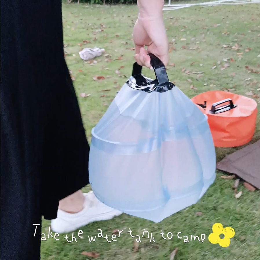 Contenedor de Agua Plegable 3.4 Galones con Grifo Antigoteo | Bolsa para Almacenaje al Aire Libre para Senderismo y Supervivencia | Camping, RV y Emergencias | Libre de BPA Color Amarillo Limón 3.4 Galones miniatura 6