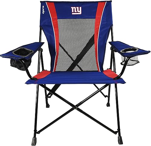 Miniatura 4 de Kijaro Dual Lock Pro, NFL - Silla plegable para fanáticos deportivos, 26 pulgadas de largo x 35.5 pulgadas de ancho x 37 pulgadas de alto, New York