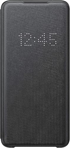 Funda Samsung Galaxy S20 Ultra, cubierta de billetera LED - Negro (versión de EE. UU.)