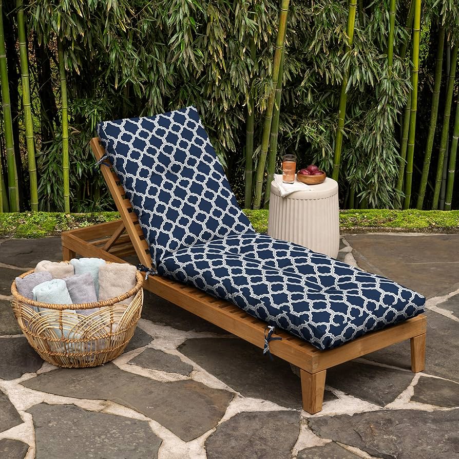 Amazon.com : Arden earthFIBER Outdoor Tufted Chaise Cushion