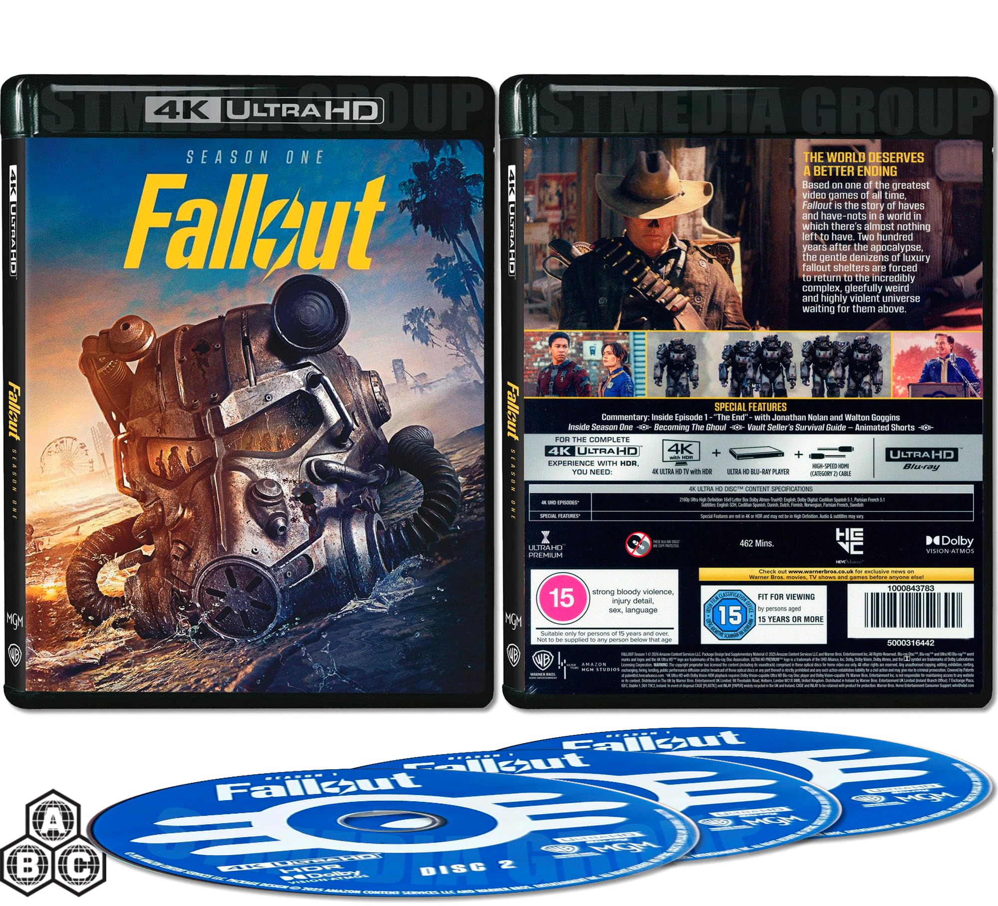 Fallout: Seasons 1 & 2 – Complete Collection (Special Features) [6-Disc Set] [4K Ultra HD] [Region Free]