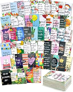 72 Pieces Unique Affirmation Cards, Motivational Daily Funny Cards with Encouragement Quotes, Teacher Kids Student Picnics Party Mini Notes Postcards