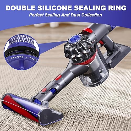 Miniatura 5 de Paquete de 6 prefiltros compatibles con aspiradoras inalámbricas Dyson V6, V7, V8, DC58, DC59, DC61, DC62 Absolute Animal – Reemplaza la pieza #