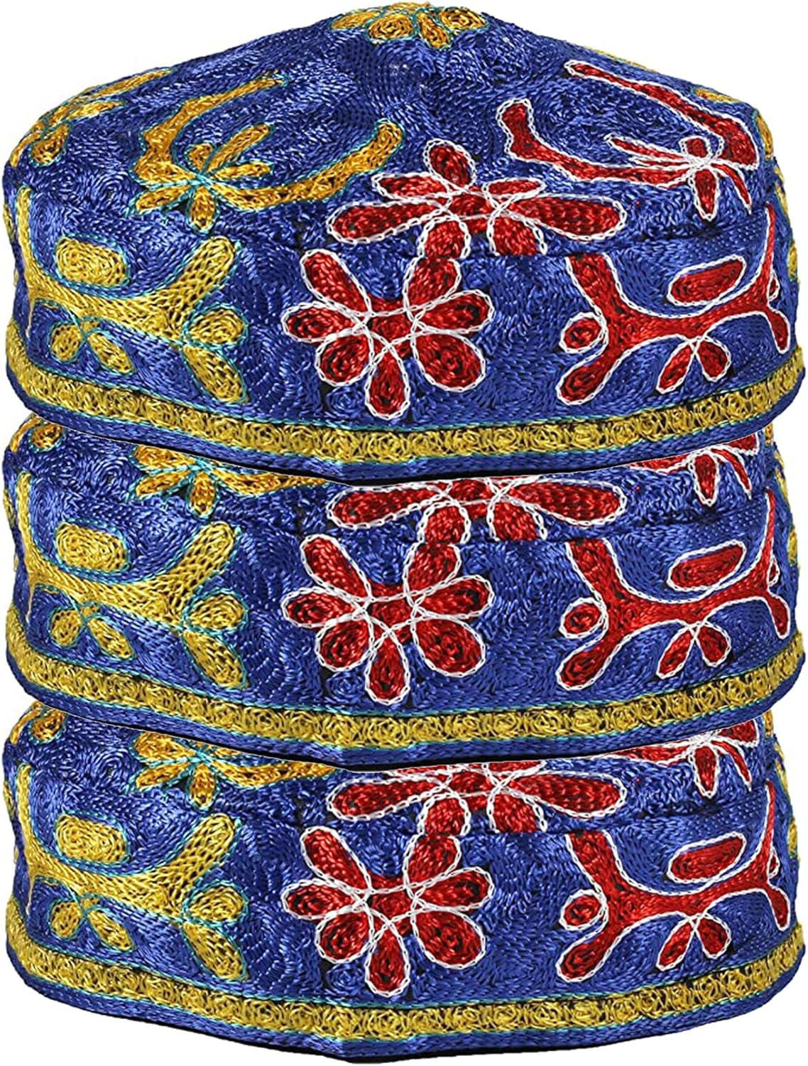 Zion Judaica Quality Machine Made Buchari Kippot Single or Bulk