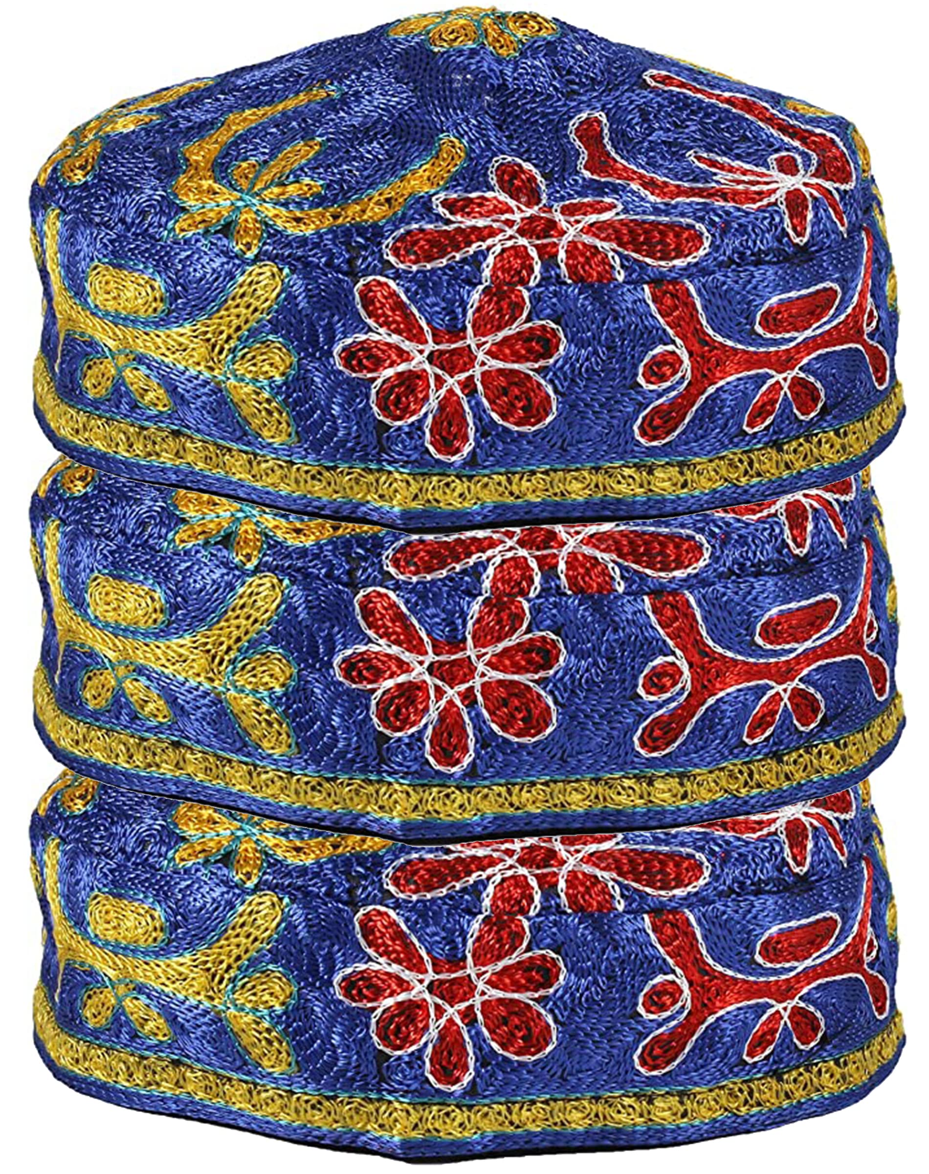 Zion Judaica Quality Machine Made Buchari Kippot Single or Bulk