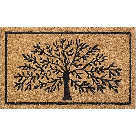 Zerbino Cocco Naturale Con Base In Gomma - Antiscivolo, Assorbente, Per Interni Ed Esterni - Foto 9