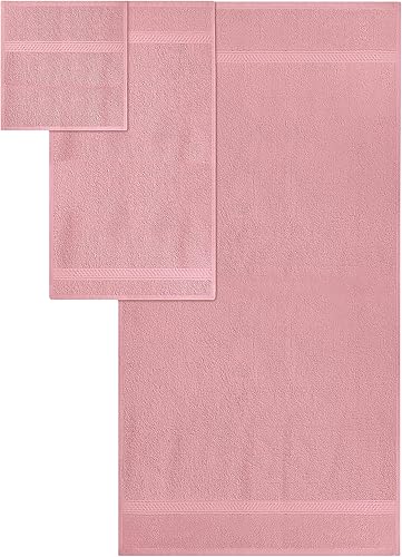 Miniatura 2 de Utopia Towels - Juego de toallas de 8 piezas, 2 toallas de baño, 2 toallas de mano y 4 para la cara, 100% algodón hilado en anillo, 600 GSM,