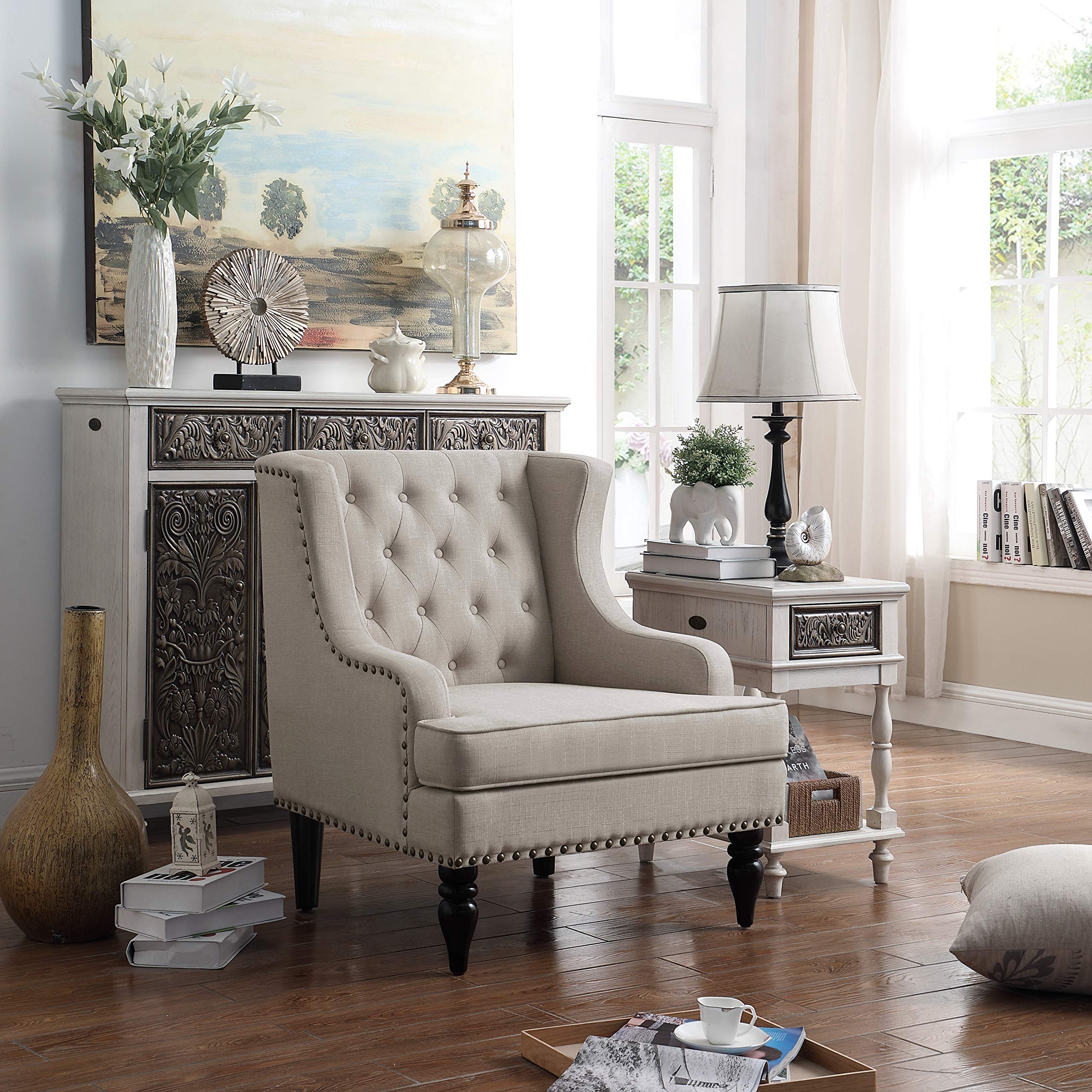 Blue Leather Wingback Chair All Chairs