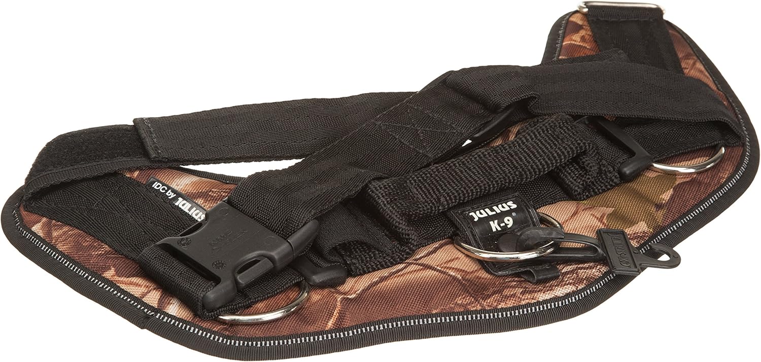 Julius-K9 Idc-Powerharness with Siderings Size. 0 "Woodland