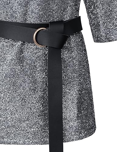 Miniatura 8 de Conjunto de túnica renacentista de imitación de cadena, camisa tipo túnica de coif medieval de caballero y cruzado