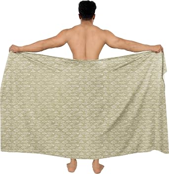 HAPPY BAY Mens Sarong Beach Pareo Aloha Wraps