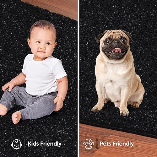 Miniatura 7 de Alfombra unicolor, 2 pies de ancho por 12 pies de largo, forma ovalada, color durazno