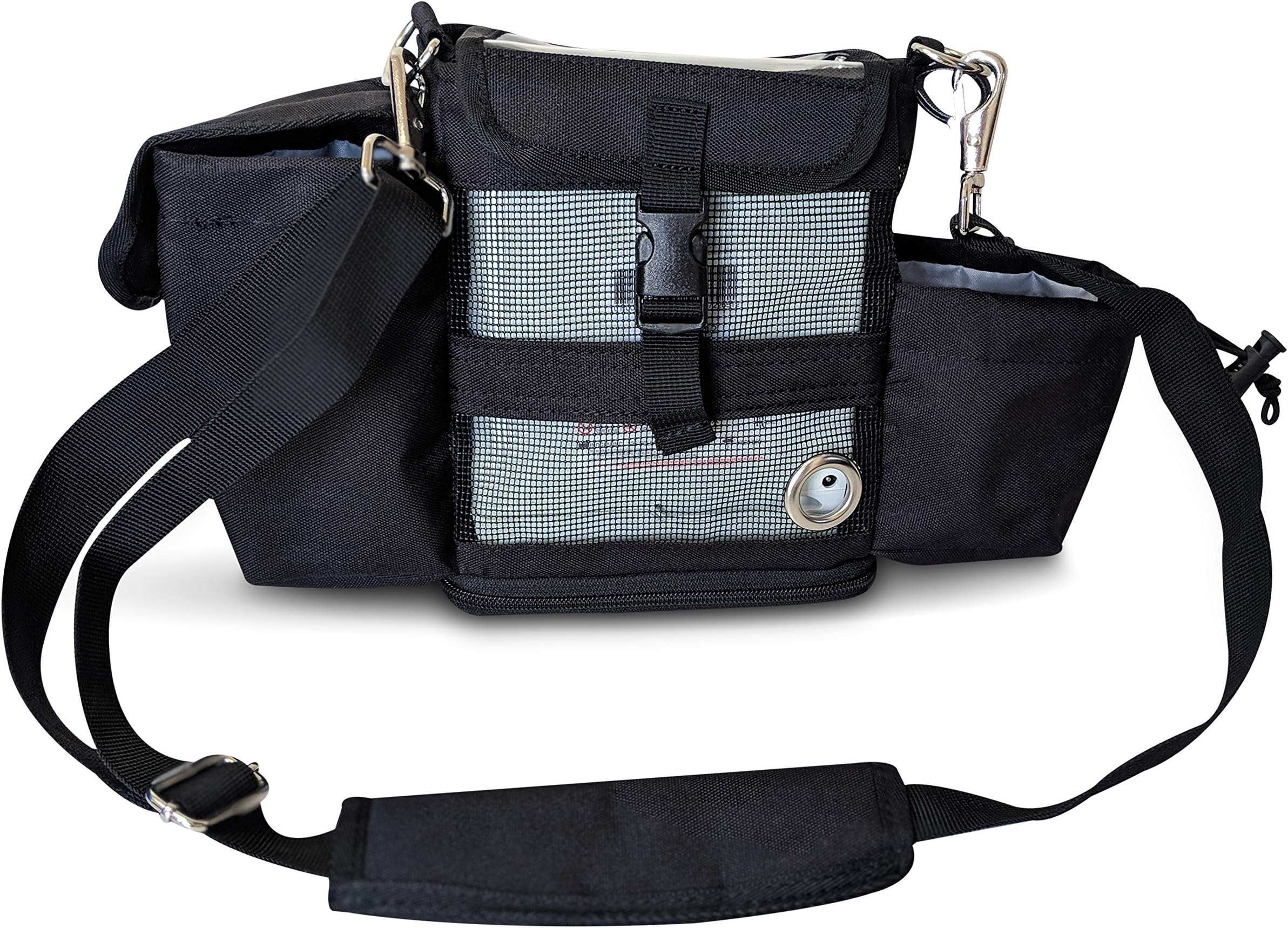O2TOTES WEAR YOUR OXYGEN WITH STYLE Carry Bag fit for Inogen One G4 & Oxygo Fit; Room for cords, cell phone & more!