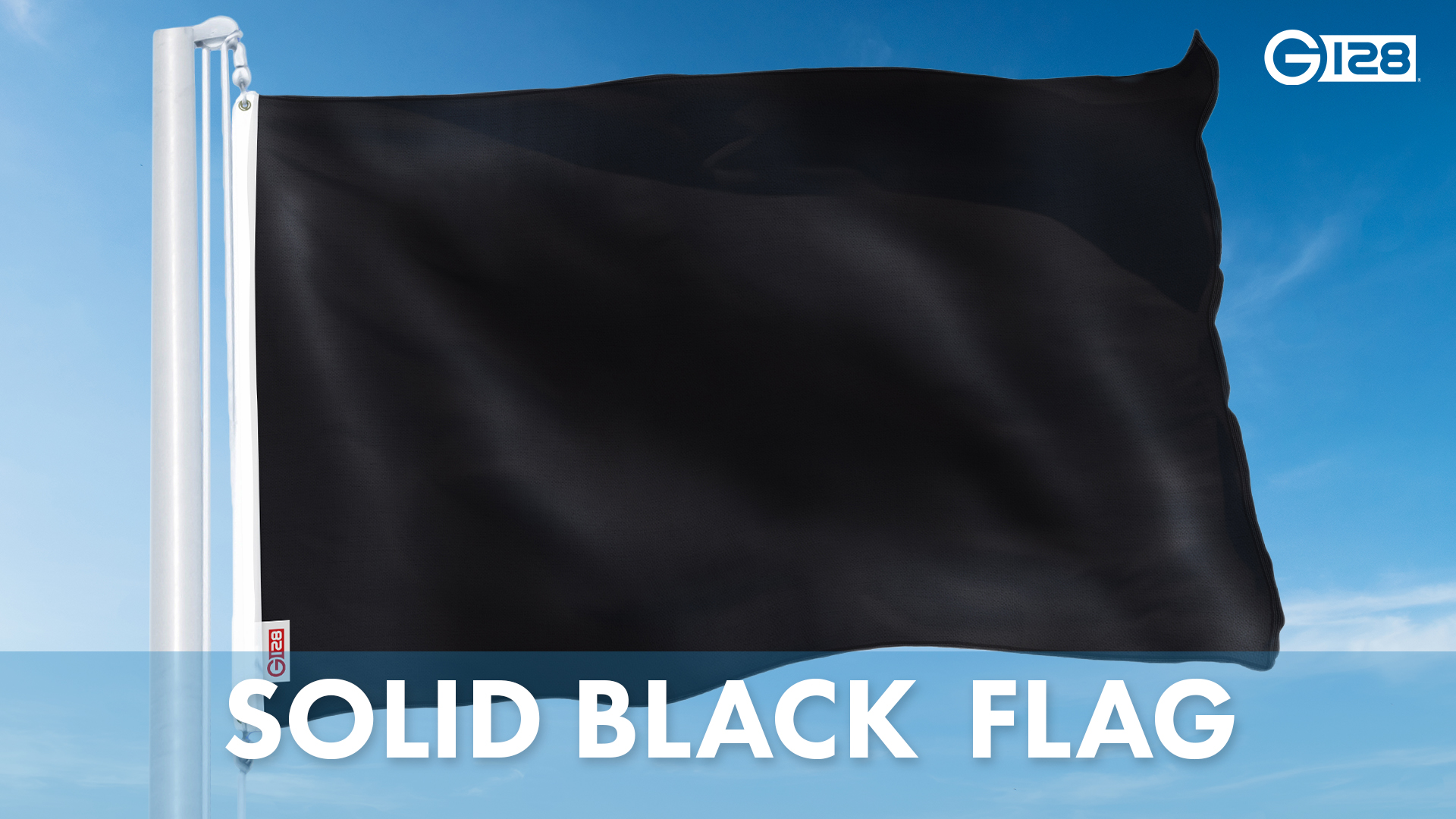 Amazon.com : G128 Solid Black Color Flag | 4x6 Ft | LiteWeave Pro