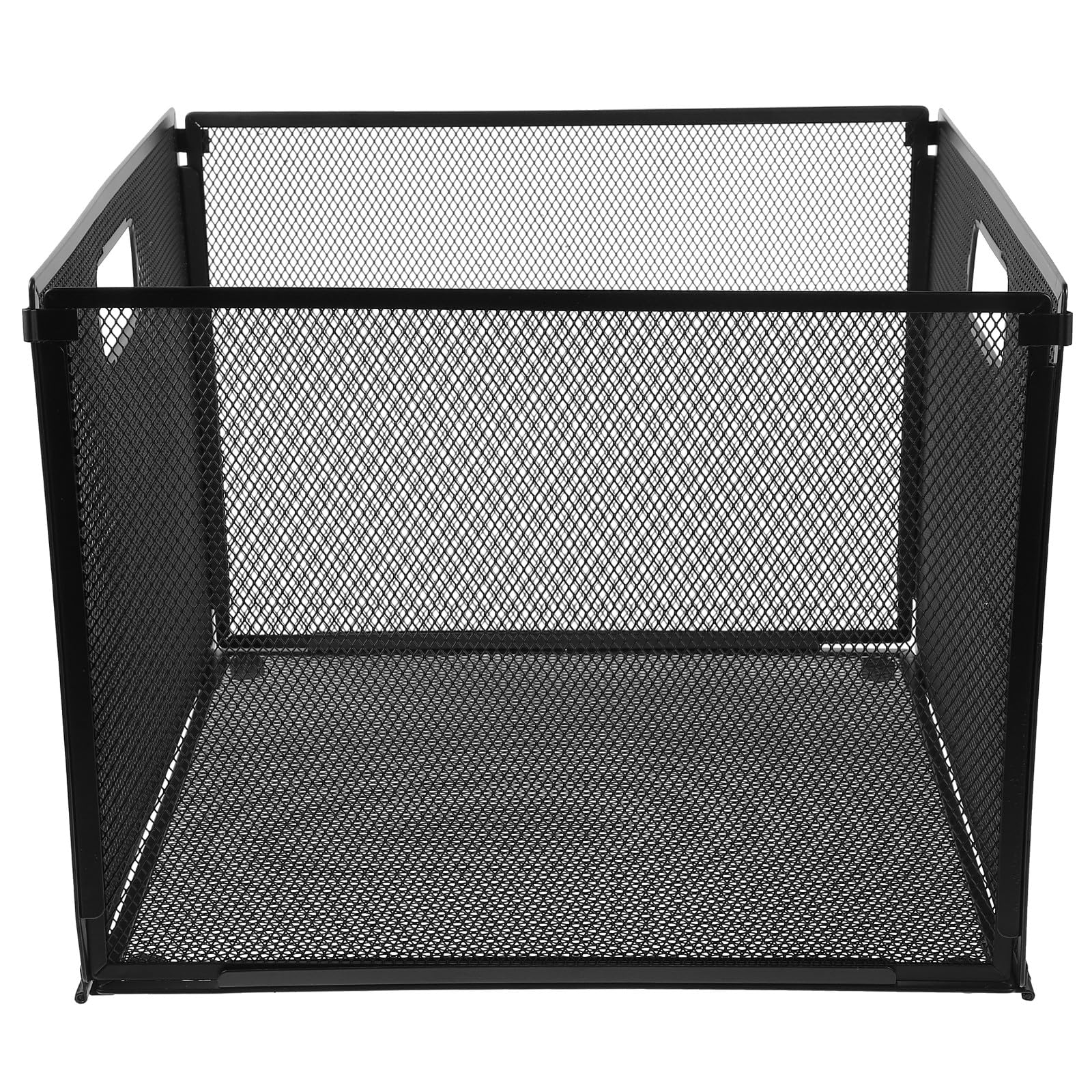 Cabilock Metall Hängemappenbox Faltbar mit Hoher Härte und Netzdesign Multifunktionaler Dokumenten Organizer für Büro und Schulbeginn Party Ablage