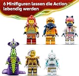 LEGO NINJAGO Wyldfyre's Transforming Dragon Mech Toy - 2in1 Ninja Action Figure w/Empress Beatrix Mech & 6 Minifigures - Birthday Gift for 9+ Year Old Boys & Fans - 71868 - 6