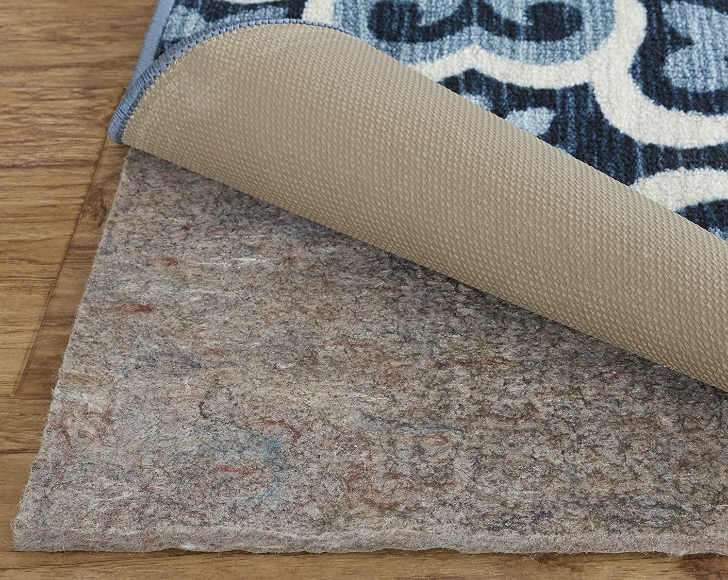 Mohawk Home All Surface Non-Slip Rug Pad, Fabric, Brown, 9'x13'