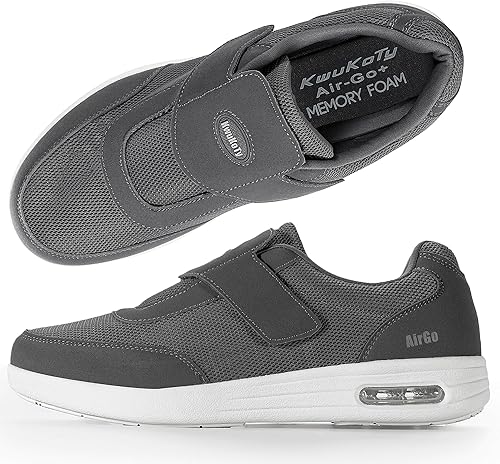 Miniatura 9 de KWUKOTY  Zapatos para caminar  Soporte ortopédico  Fascitis plantarDiabetesPies hinchadosJuanetes  Talla Mujer 7.5-13 Hombres 6.5-12