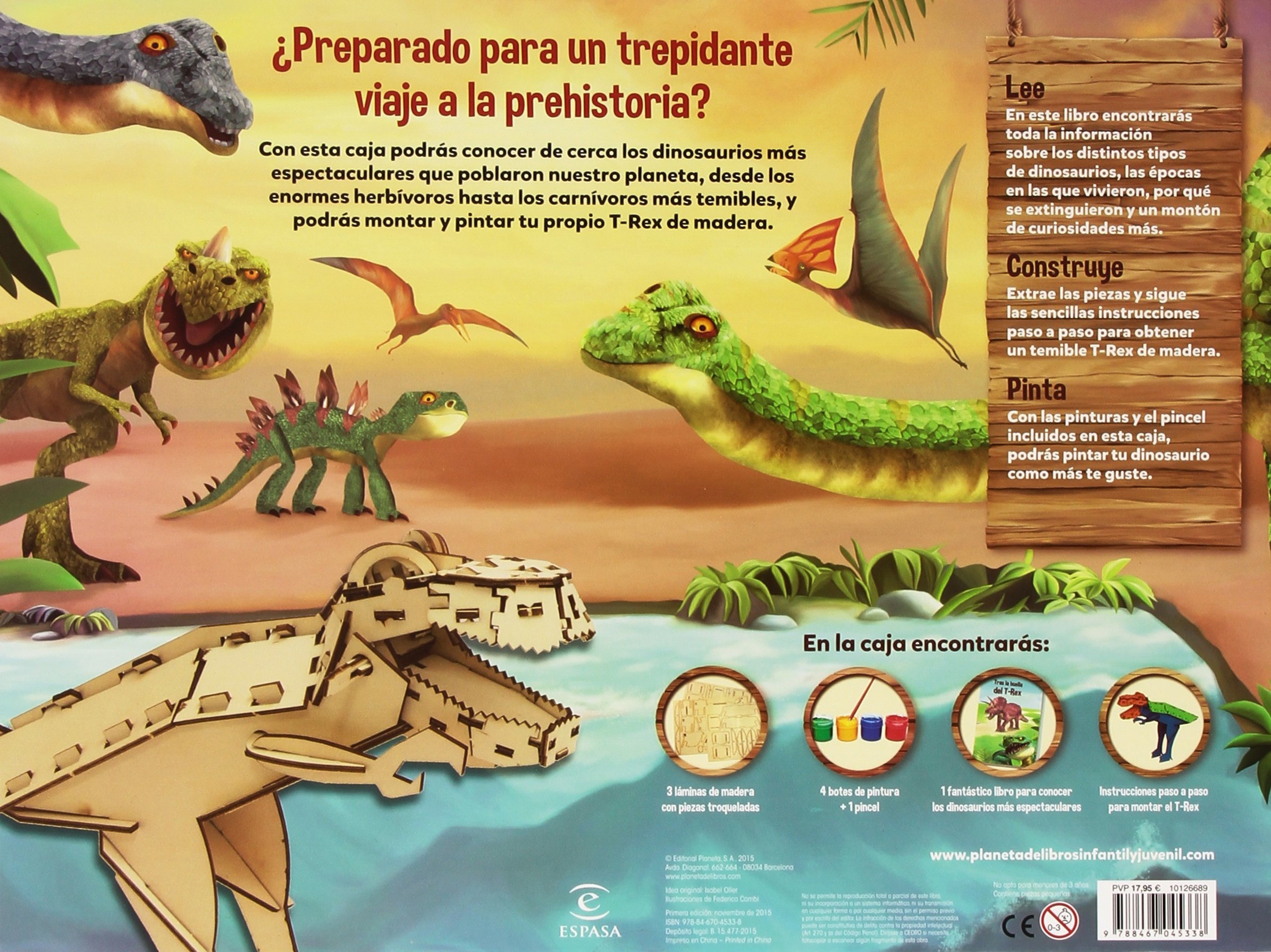 Construye tu dinosaurio (Libro-juego)