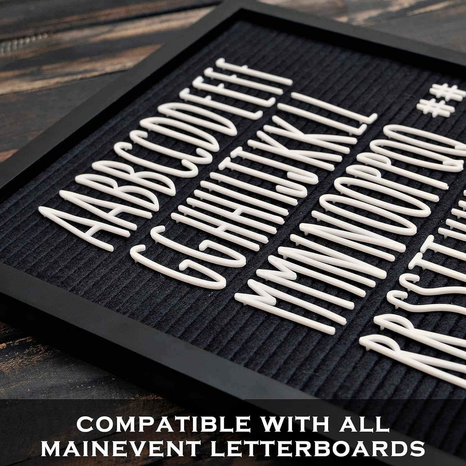 Skinny Letterboard Letters Only Set NO BOARD INCLUDED, Rae Dunn Inspired Font Perfect Farmhouse Decor Accessories, Changeable Felt Letter Boards Message, 2 Inch White Plastic Letters Numbers Symbols : Office Products