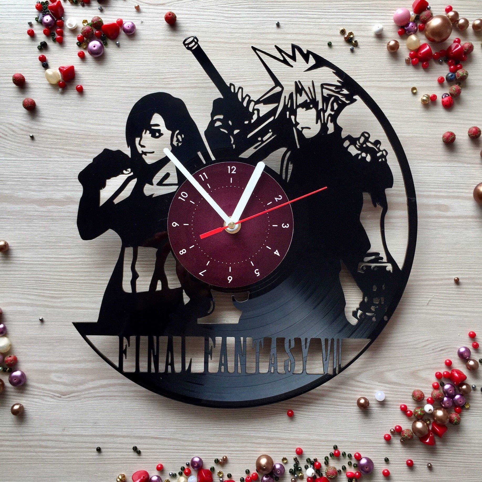 My Store For You FINAL FANTASY - Vinyl Record Wall Clock ACTION GAME decor unique gift ideas for friends gift for him gamers gifts boys men strategy games