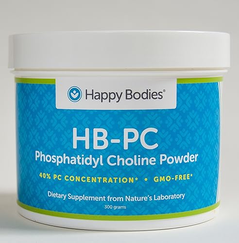 HB-PC Fosfatidil colina-40%, 10.58 oz, polvo sin OMG (HBPC) Happy Bodies
