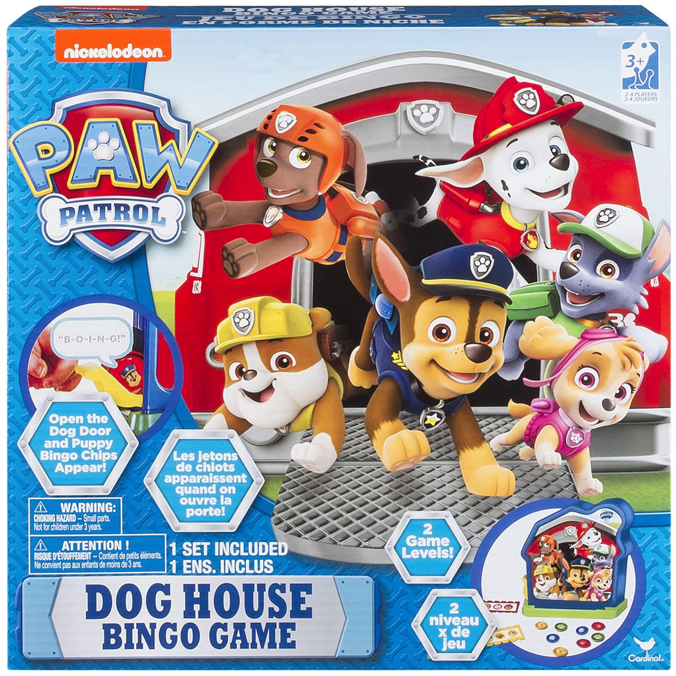 Paw Patrol Dog House Bingo Game for 