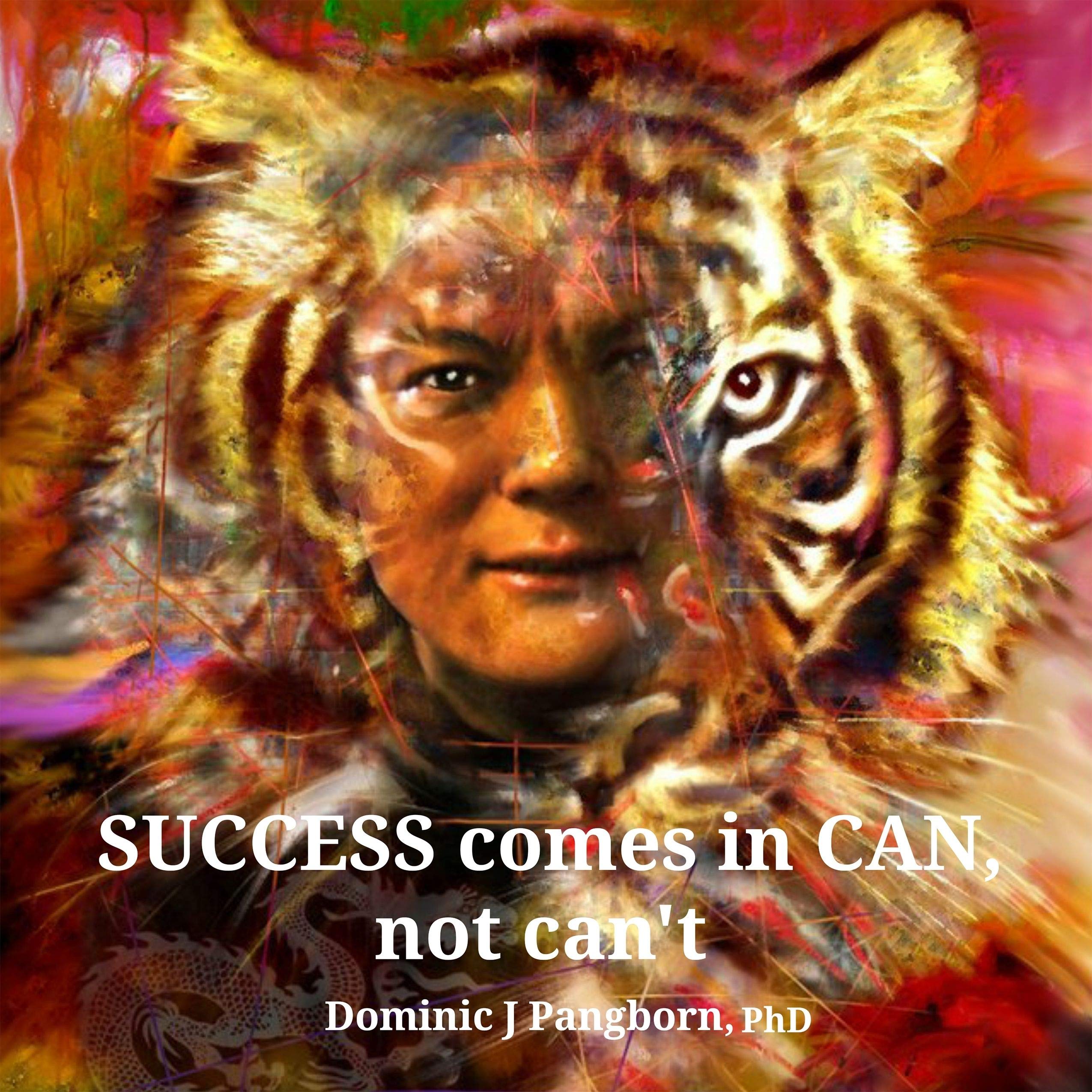 SUCCESS comes in CAN, not can't