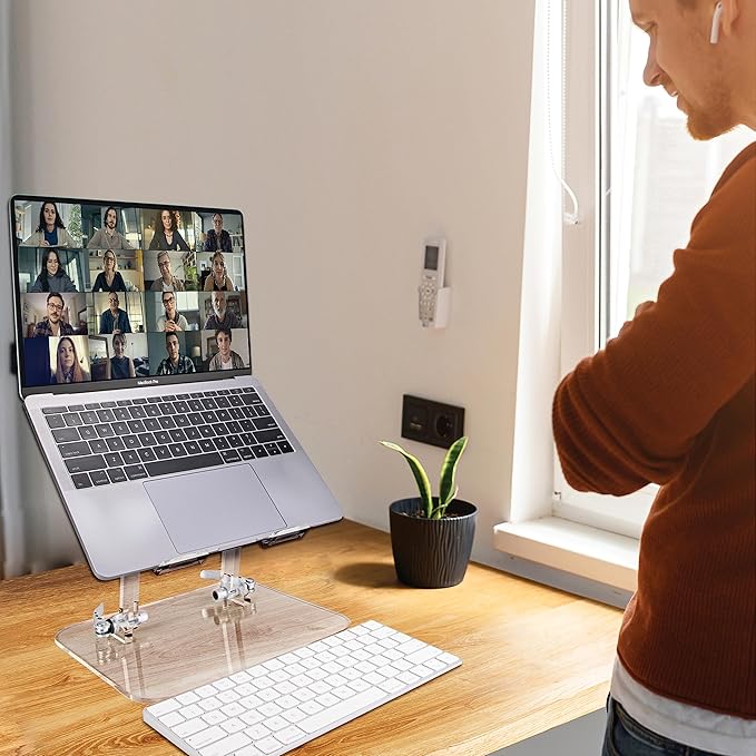 Soporte Acrílico Ajustable DuraClear para Laptop miniatura 7