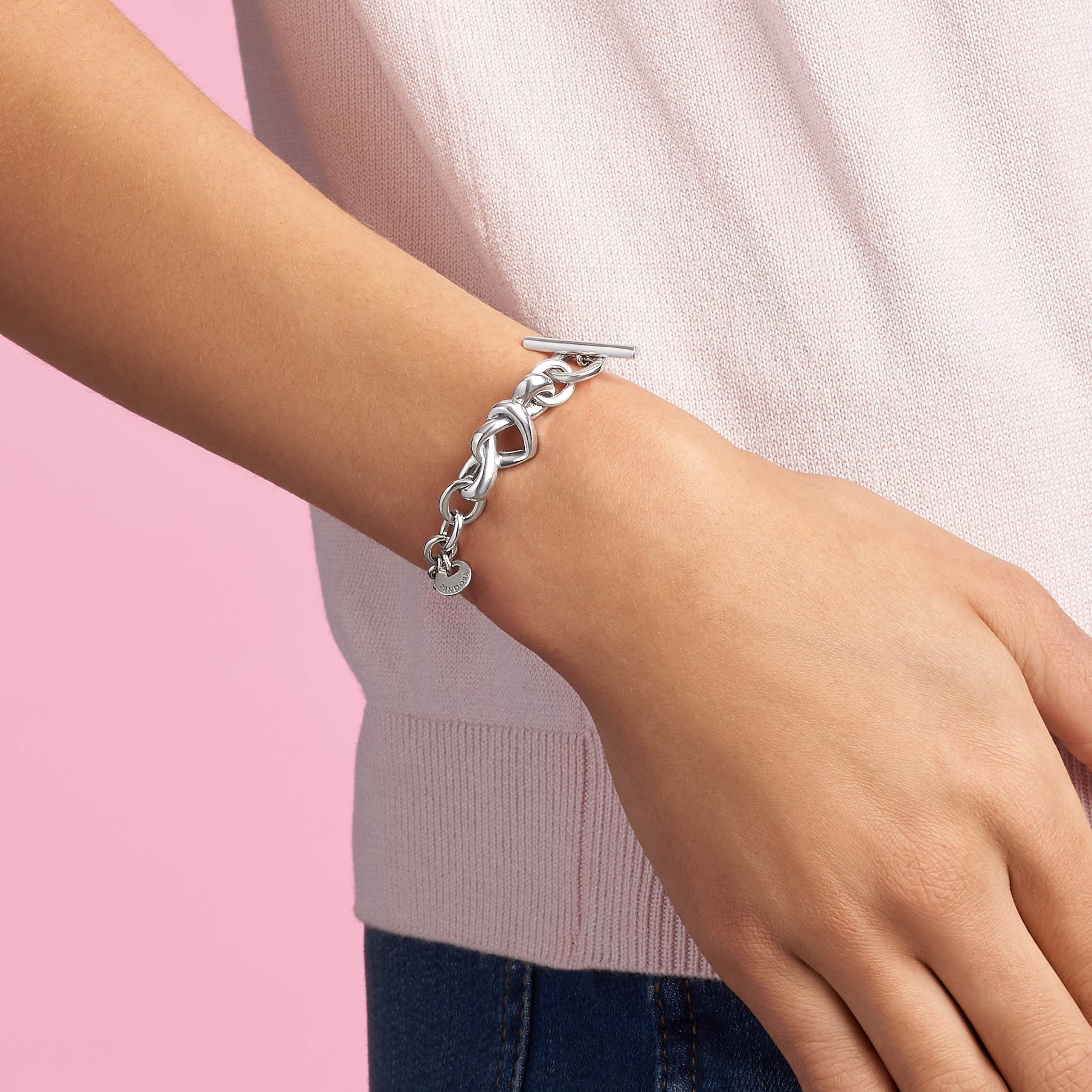 Amazon.co.jp: PANDORA Jewelry ノットハートTバースターリング