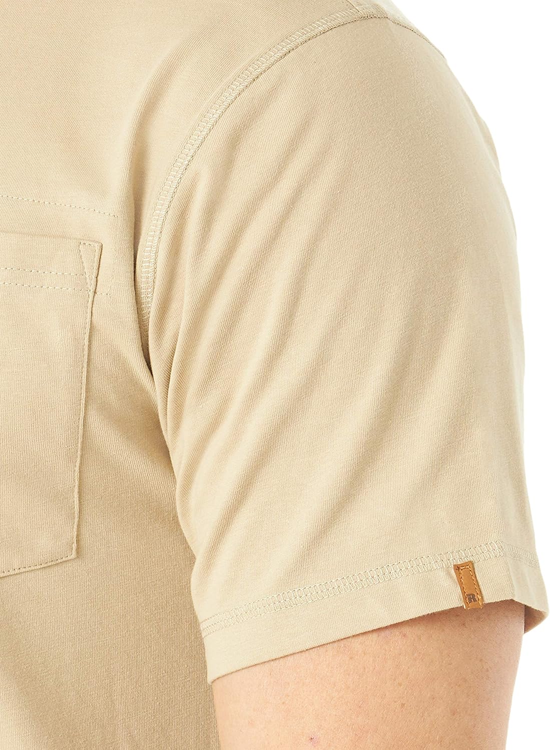 Wrangler Short Sleeve Pocket Performance T-Shirt, Khaki, X-Large Tall - Image 4