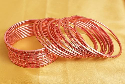 Miniatura 3 de Touchstone Pulsera india de Bollywood de moda con puntos dorados, preciosos y texturizados, vintage, atractivos, joyería de diseñador para mujer.