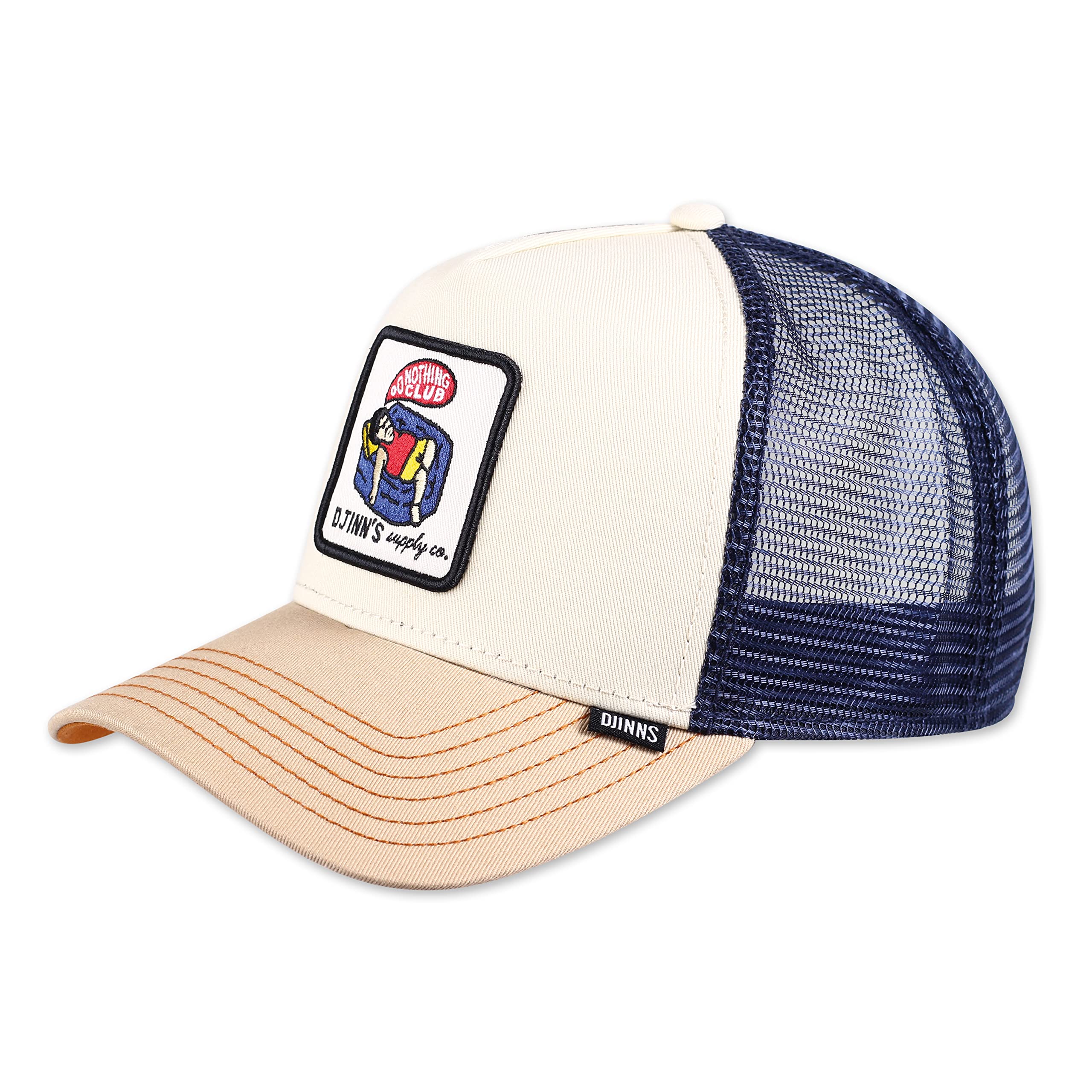 Djinns DNC New 1.2 Cream/Khaki HFT Trucker Cap - One-Size