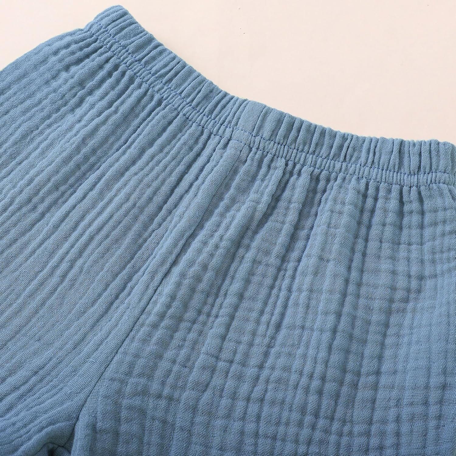 Baby Boys Clothes Set Toddler Infant Boys Button-down Shirt Tops + Cotton Gauze Shorts Summer Outfit 2PCS with Pockets - Image 5