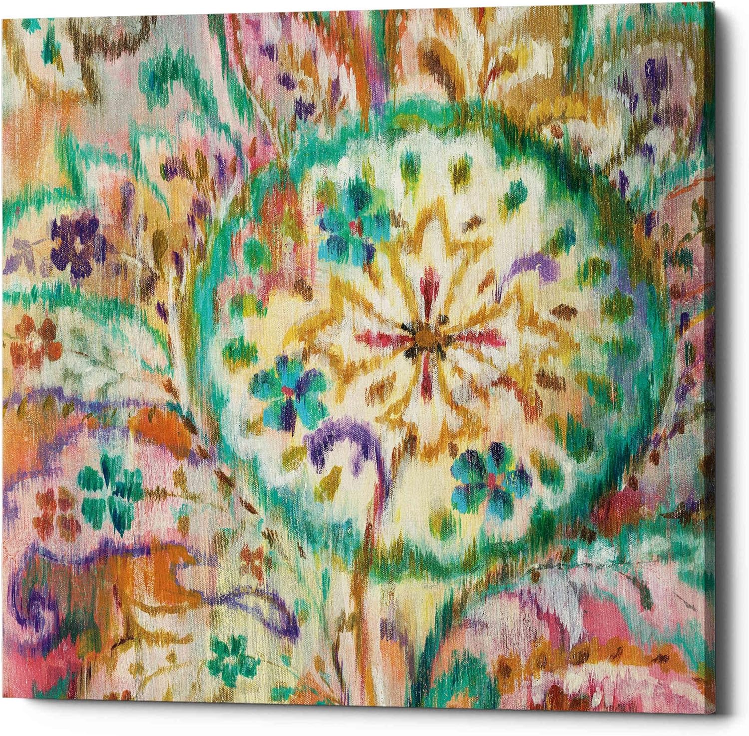 Epic Graffiti 'Boho Paisley I Crop' by Danhui Nai, Canvas Wall Art, 12"x12"
