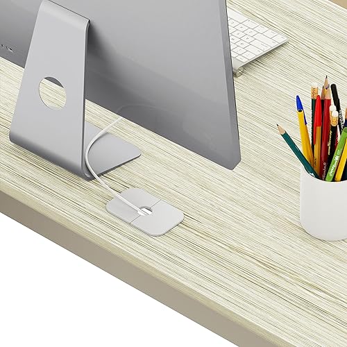 Miniatura 7 de SHW Escritorio para computadora de oficina de grado comercial de 55 pulgadas, arce