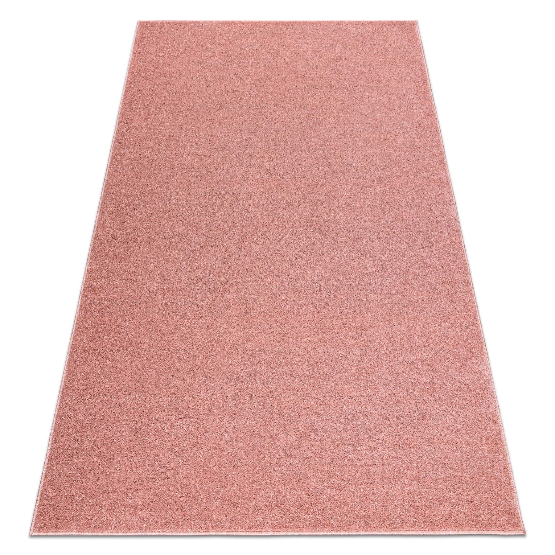 rugsx Eton Plus Tapis pour Salon et Chambre Rose poudré 200x200 cm