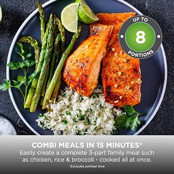 Ninja Combi 12-In-1 Multi-Cooker, Oven & Air Fryer, Grey, SFP700UK