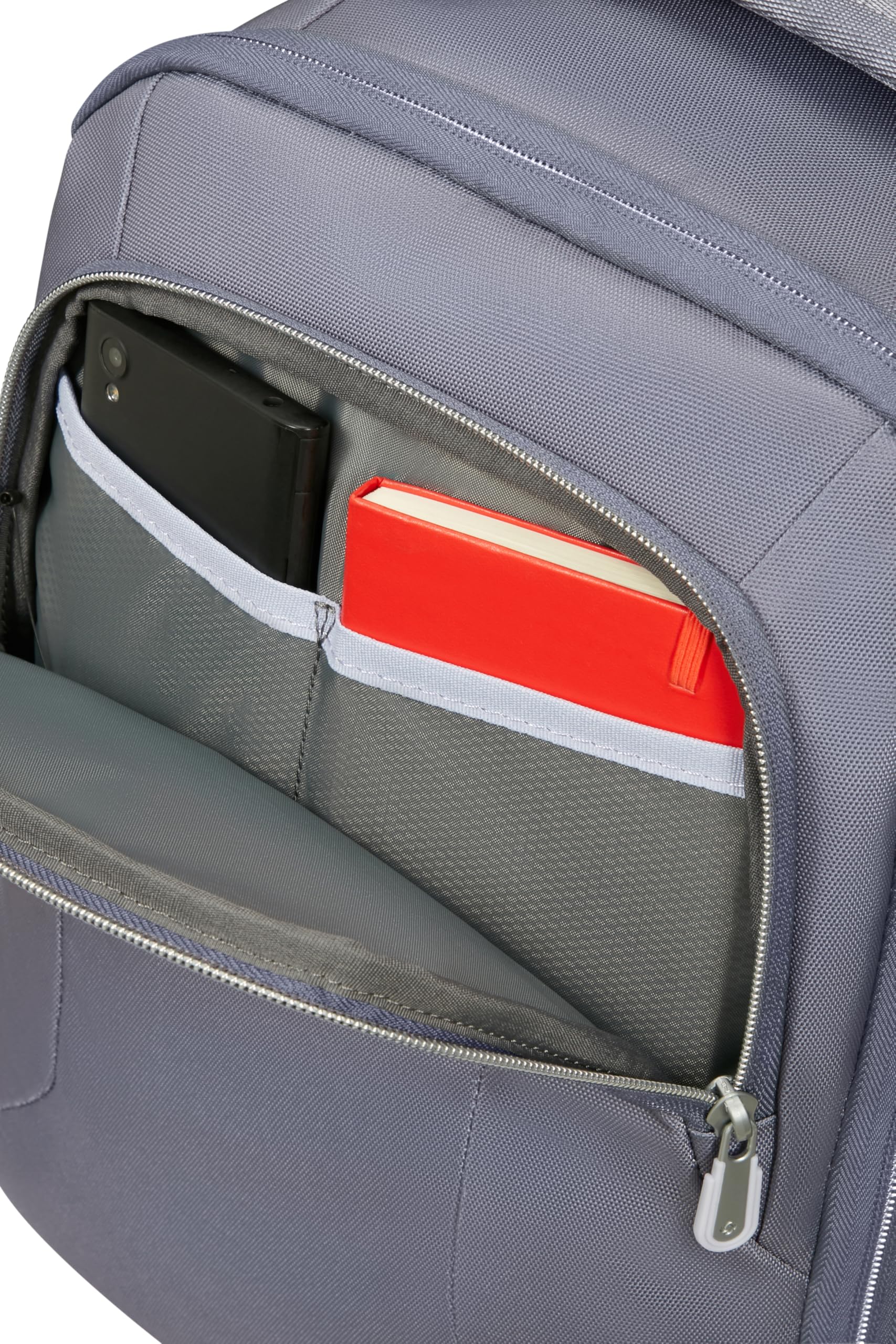 Samsonite Guardit Classy 2.0, Damski Plecak Kabinowy, 40 x 30 x 20 cm, Underseat Bagaz Podreczny do Ryanair, Wizz Air & Vueling, Kieszen na Laptopa 15.6", Niebieski (Storm Blue)