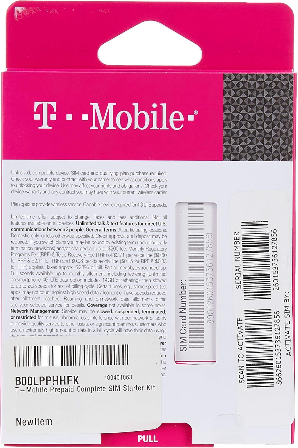 Very Mobile Sim SIM Prepagata T-Mobile Per Nord America - 50 GB - Foto 7