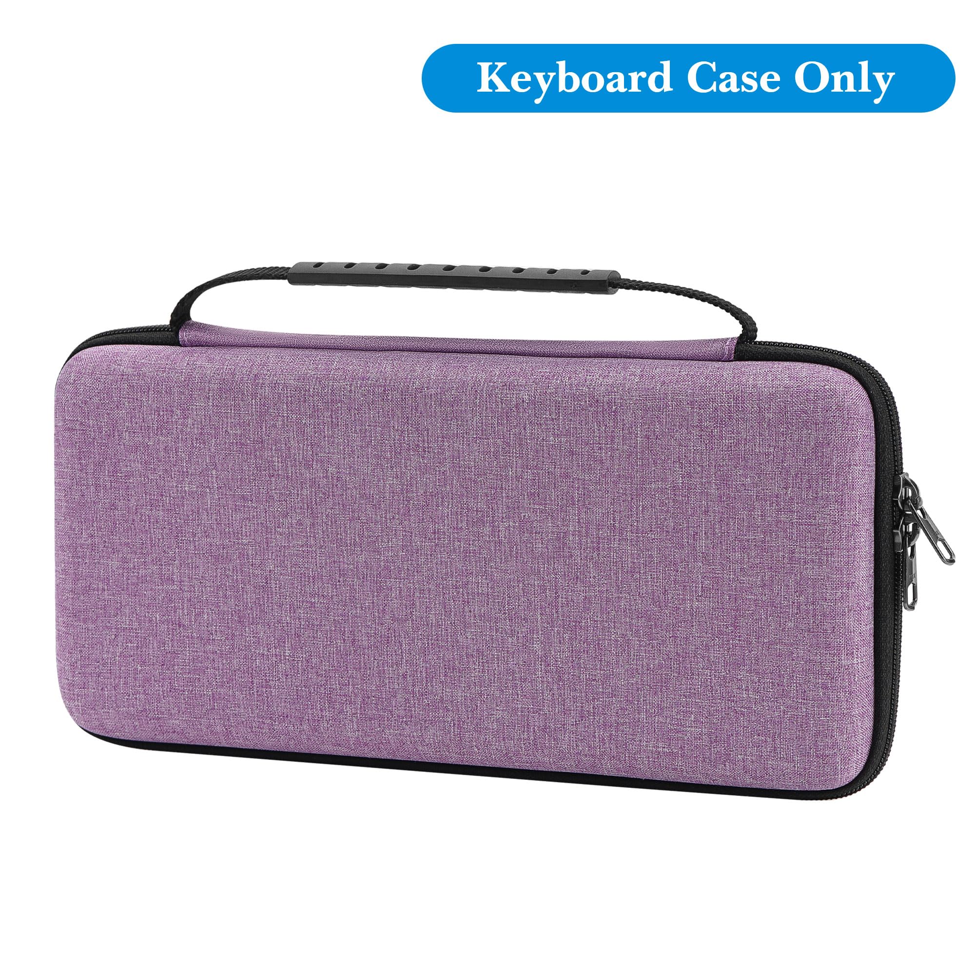 Geekria Funda para Teclado, Estuche de Viaje Protector rígido para teclados compactos pequeños, Compatible con Logitech Pebble Keys 2 K380s / K380 (Lavanda)