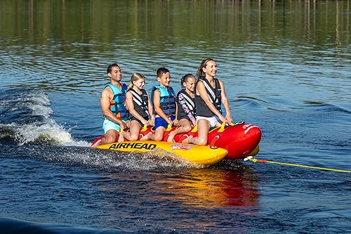 Miniatura 9 de Airhead - Tubo remolcable en forma de perro caliente para lancha para 1 a 5 personas