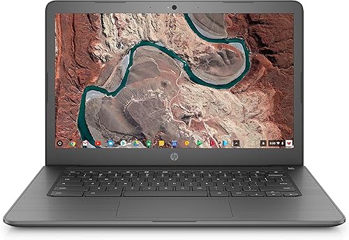 HP 4BS38UA Chromebook 14 IPS HD (1366x768) Intel Celeron N3350 4GB RAM, 32GB eMMC Disco Duro, Bluetooth, HDMI, Modelo 14-ca023nr