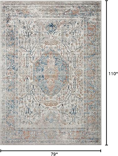 Vista 40 de Loloi II Alfombra decorativa gris Bianca/Multi 2'-8" x 4' Gris / Multi,Gris y marrón,ceniza / multi,Dove / Multi,Negro