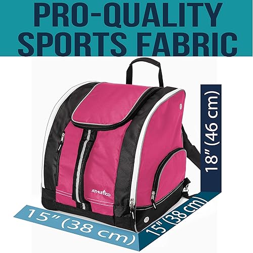 Miniatura 6 de Athletico. Bolsa para botas de esquí y snowboard  Para almacenar chamarra, casco, anteojos, guantes y accesorios de viaje  Ventilación y arandelas