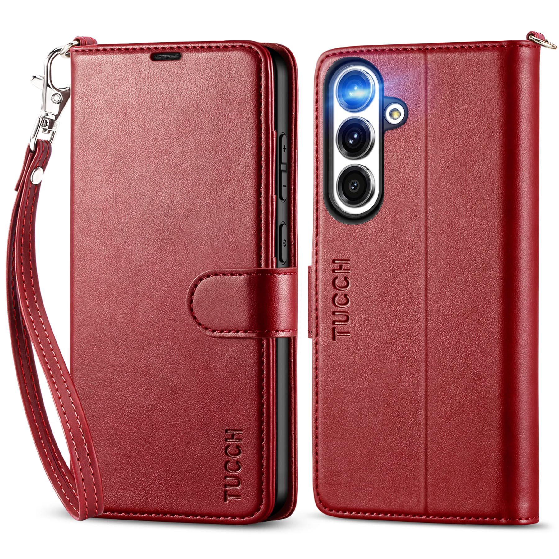 TUCCH Hülle für Galaxy S25 Edge, Abnehmbare RFID Blocker [4