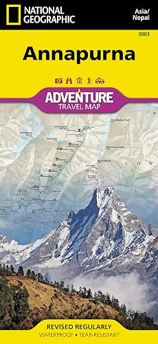 Annapurna Map [Nepal] (National Geographic Adventure Map, 3003)