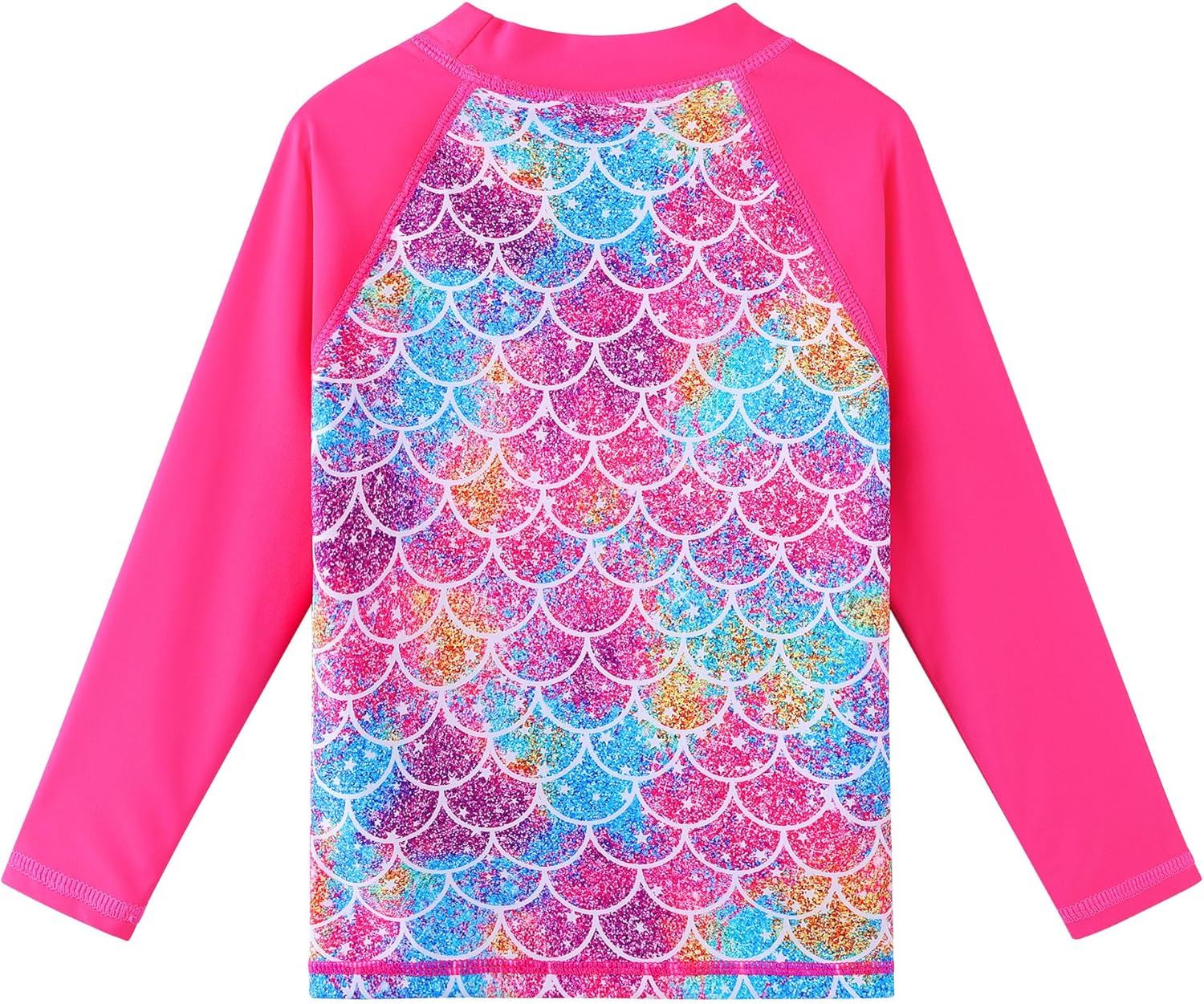 TFJH E Girls Long Sleeve Swimsuits Skirt 2-Pieces Rash Guard Set Sun Protection UV 50+ - Image 3